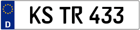Truck License Plate